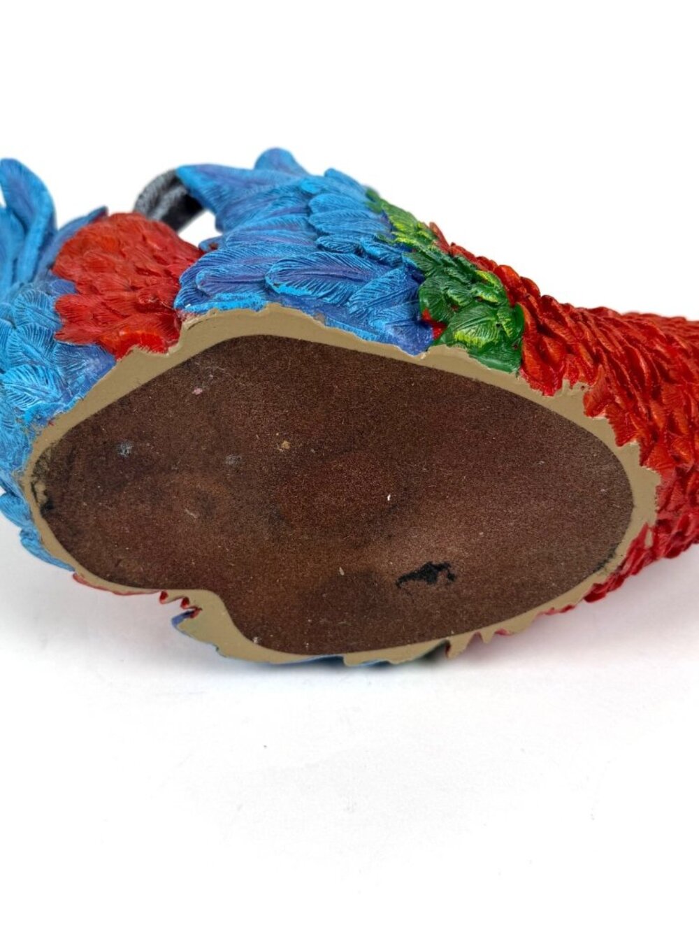 Rio Rainforest Jungle Red Scarlet Macaw Parrot Wine Bottle Holder Caddy Figurine - Picture 7 of 9